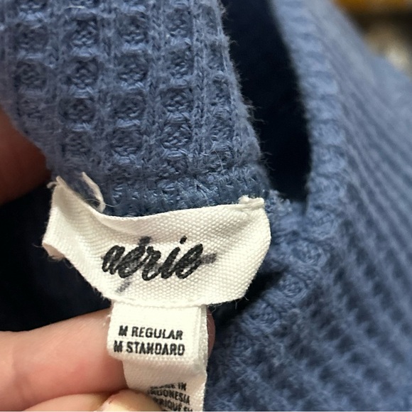 Aerie blue waffle knit flare pants - Picture 7 of 8